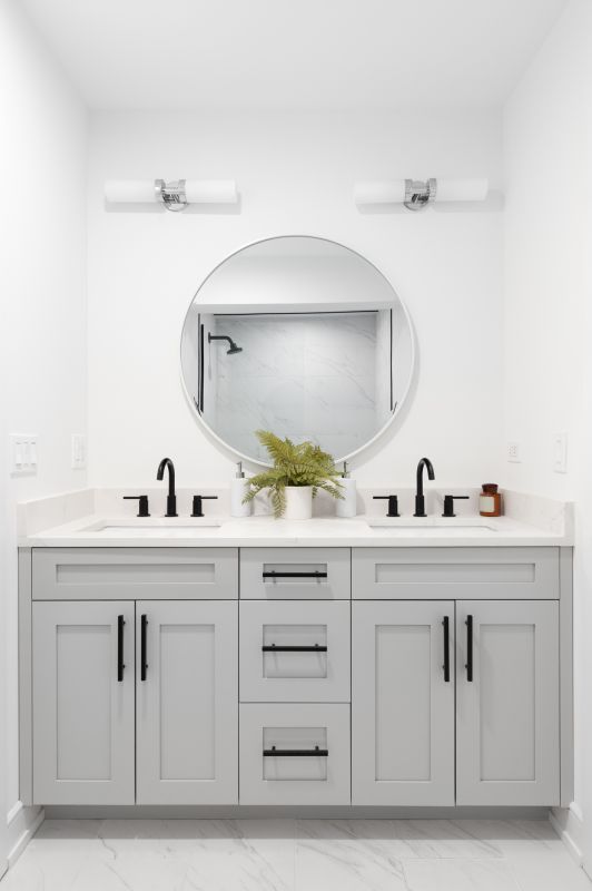 Elegant Vanity Area with Task Lighting